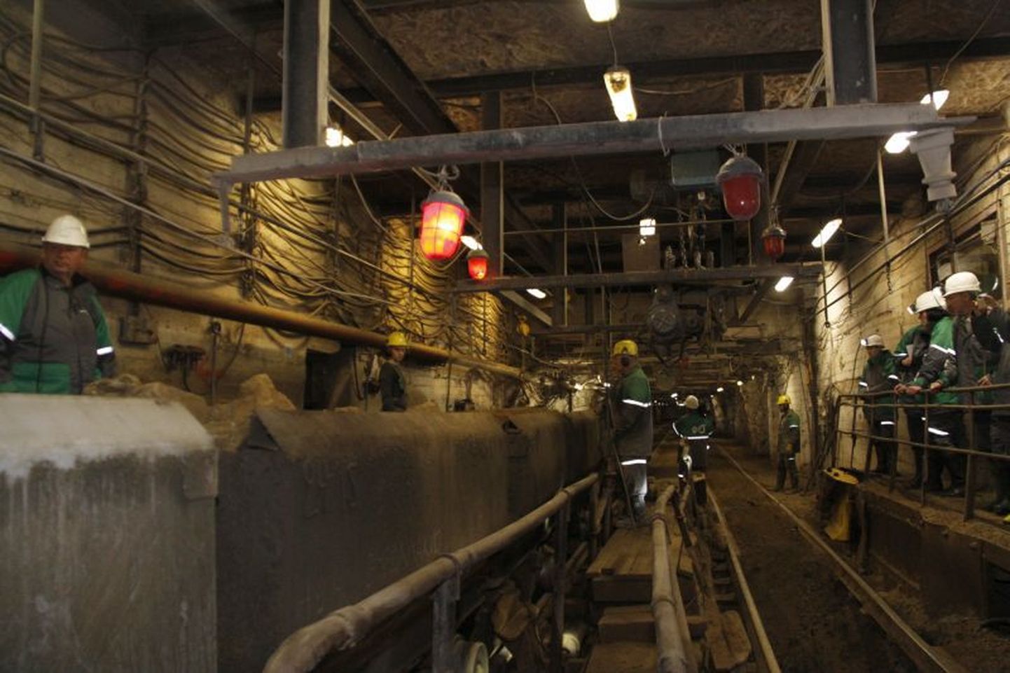 Коллектив шахты «Виру» концерна Eesti Energia Kaevandused прощается с предприятием.