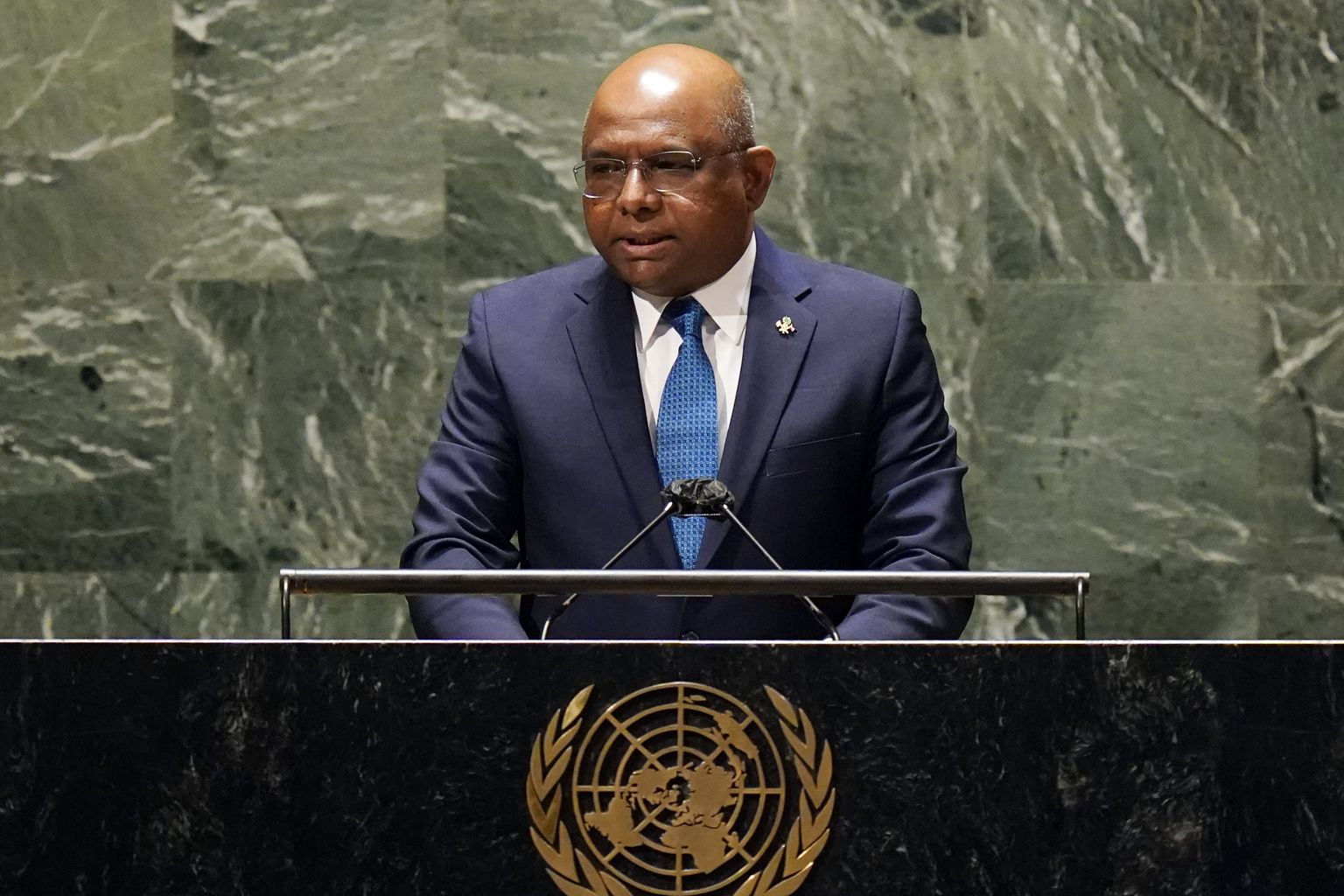 Президент Генеральной ассамблеи ООН и министр иностранных дел Мальдивских островов Абдулла Шахид
