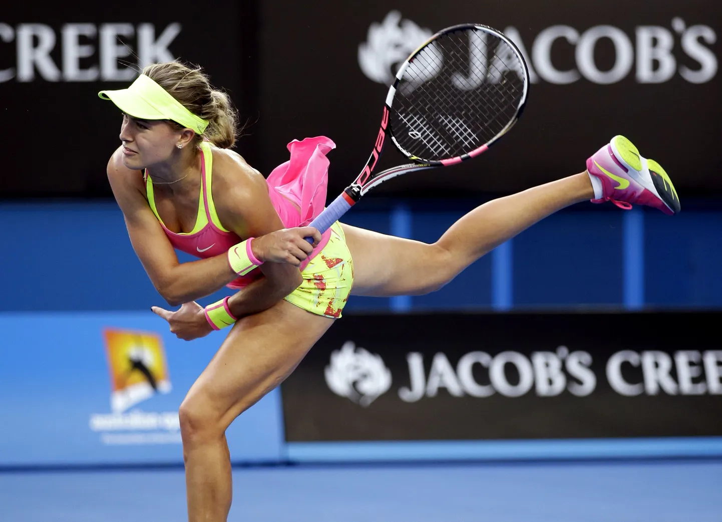 Eugenie Bouchard kohtumises Kiki Bertensi vastu.