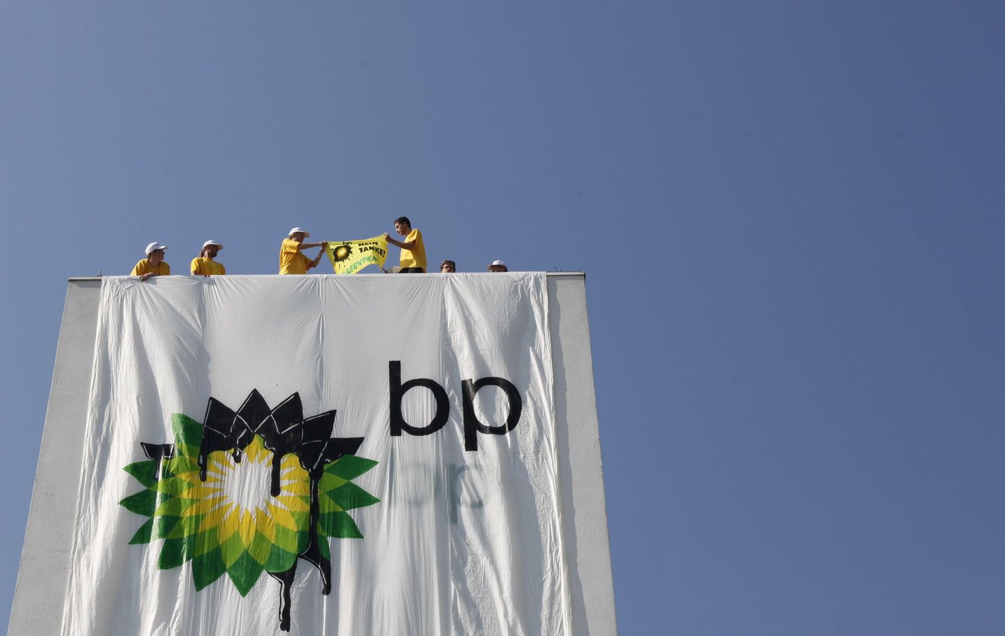Greenpeace`i aktivistid protestimas BP vastu mullu juulis