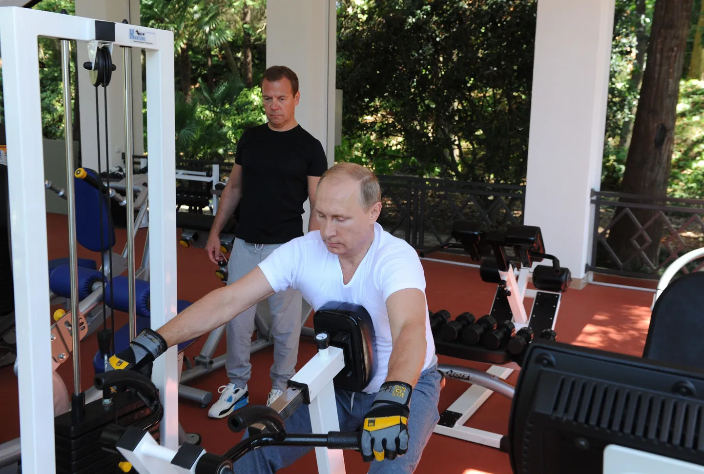 Владимир Путин и Дмитрий Медведев