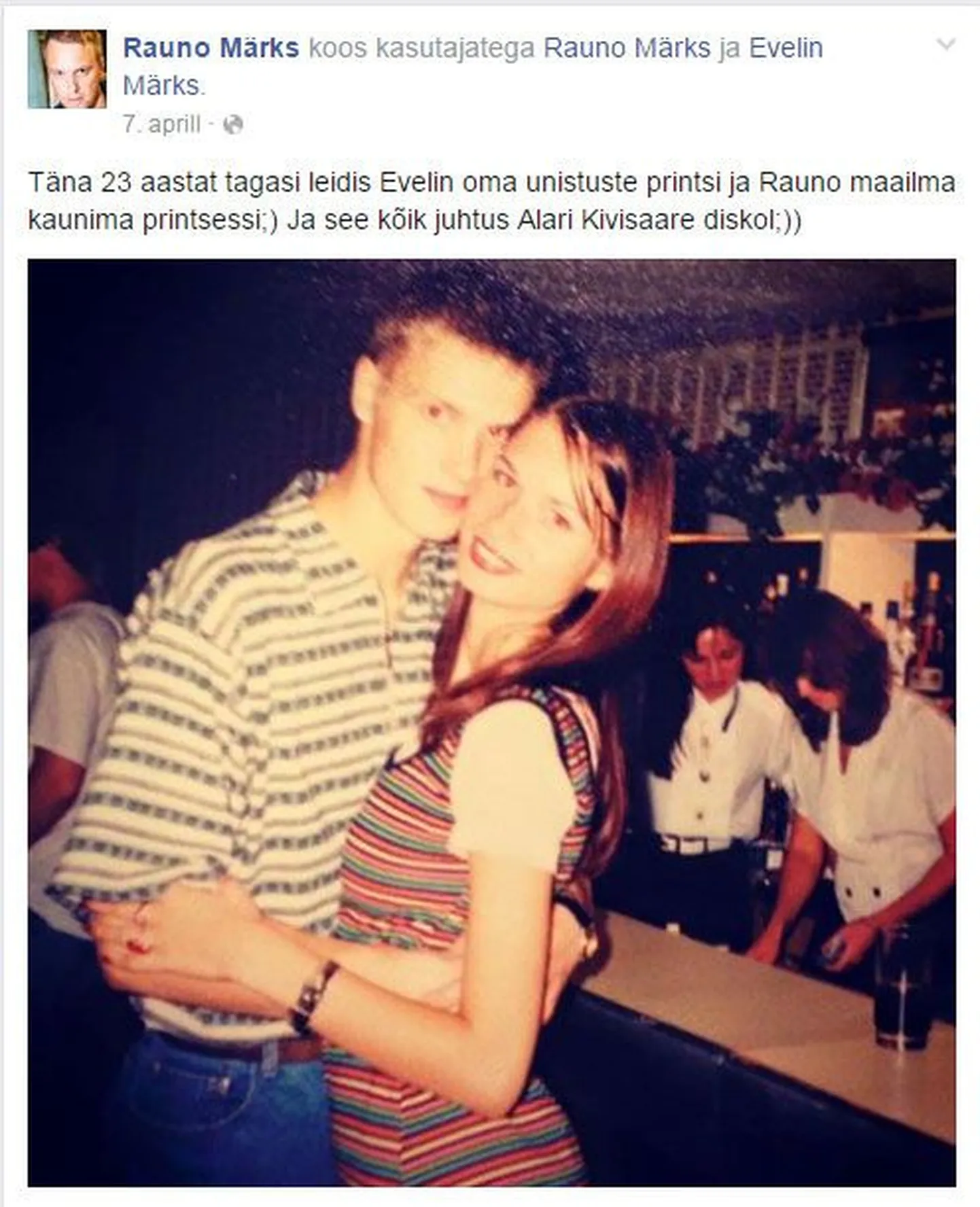 Rauno Märks 25 aastat tagasi