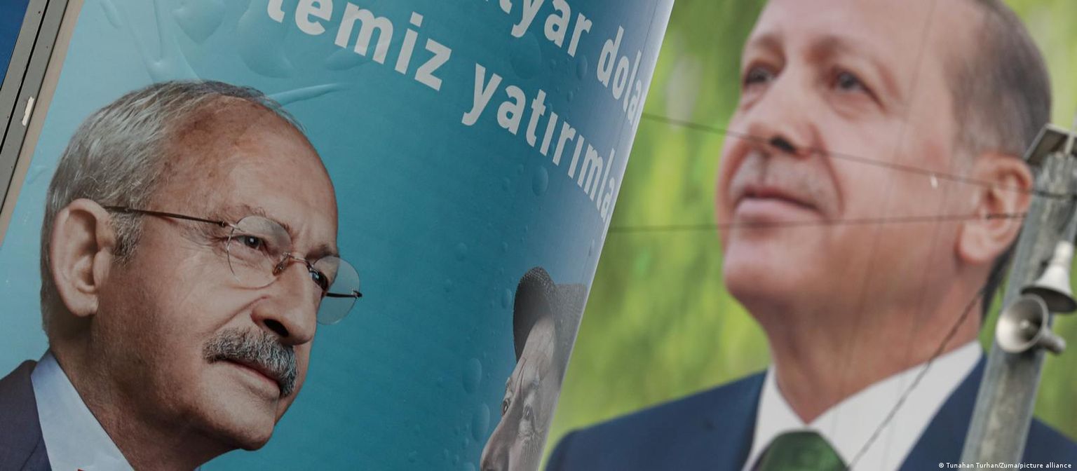 Реджеп Тайип Эрдоган и его конкурент на выборах