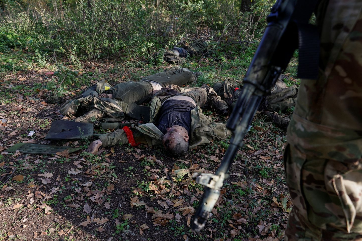Убитые украинские солдаты.