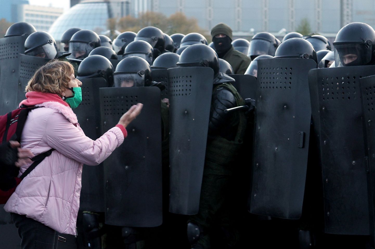 Акции протеста в Белоруссии.
