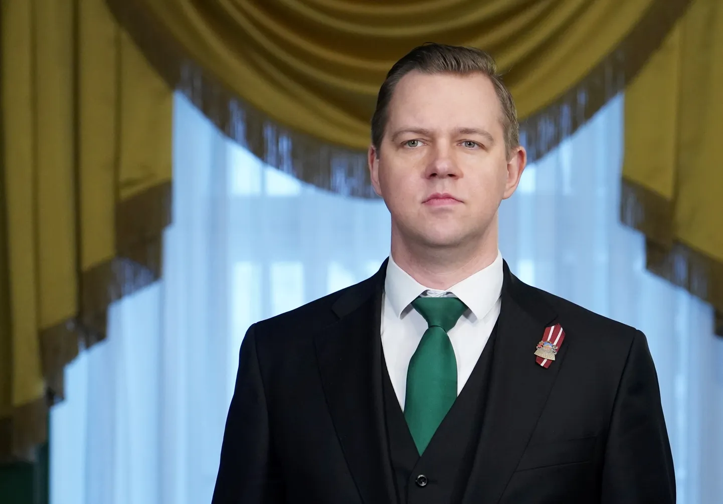 Zaļo un zemnieku savienības Saeimas frakcijas priekšsēdētājs Harijs Rokpelnis.