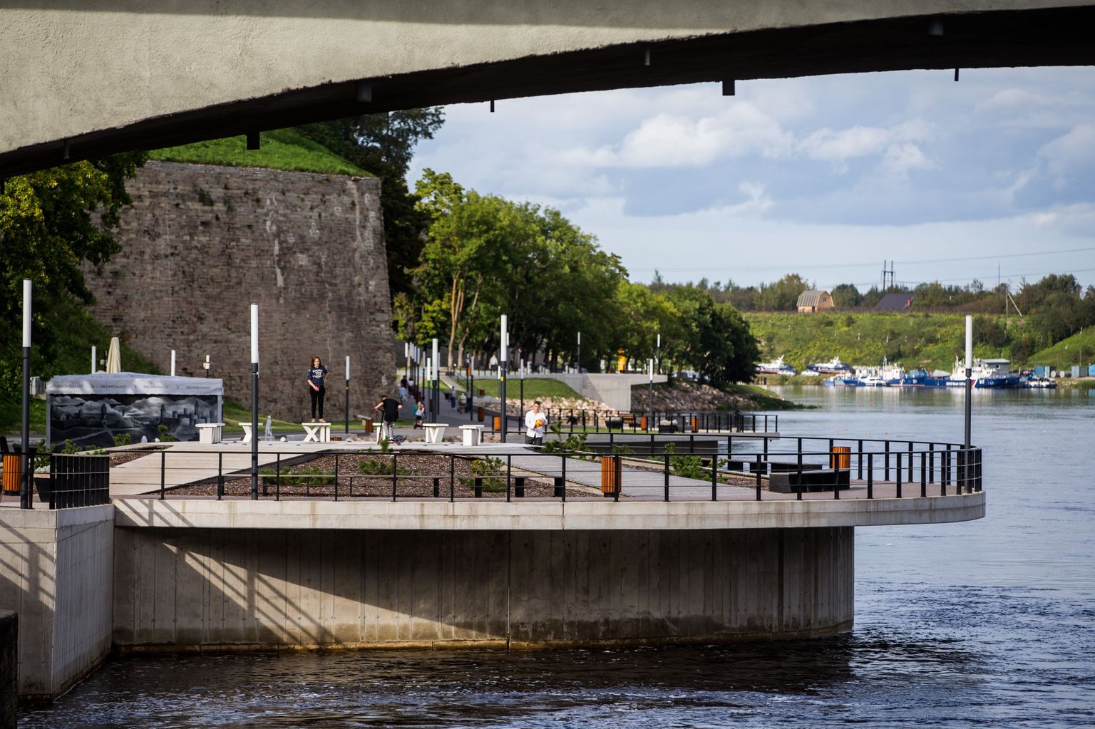 Narva promenaad.