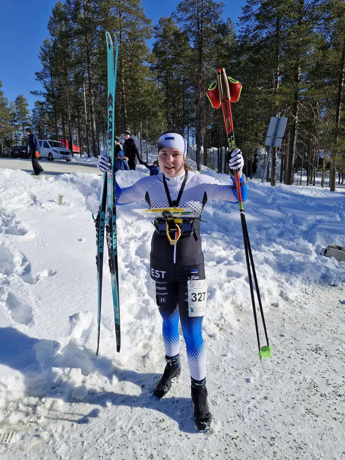Võidurõõmus Anett Liisa Parts.