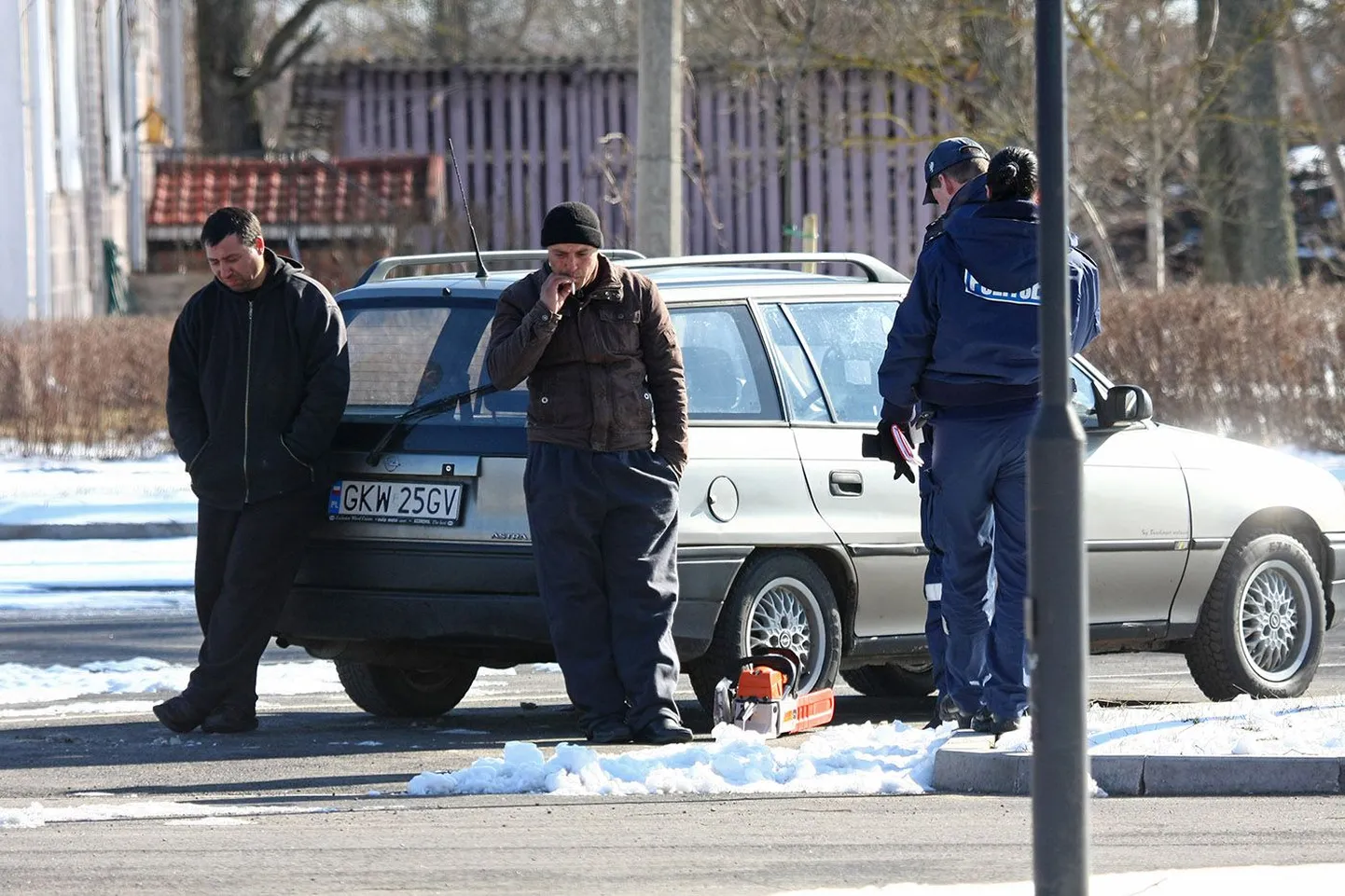 Sangastes politsei huviorbiiti sattunud mehed.