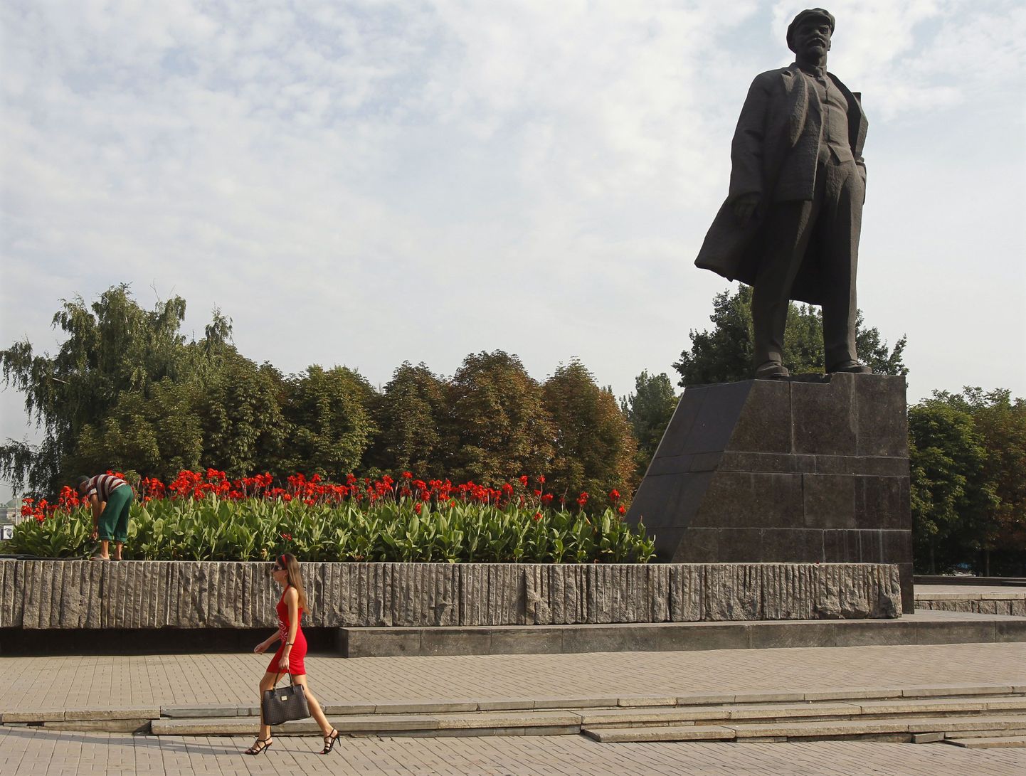 Lenini kuju Ukrainas Donetski linnas.