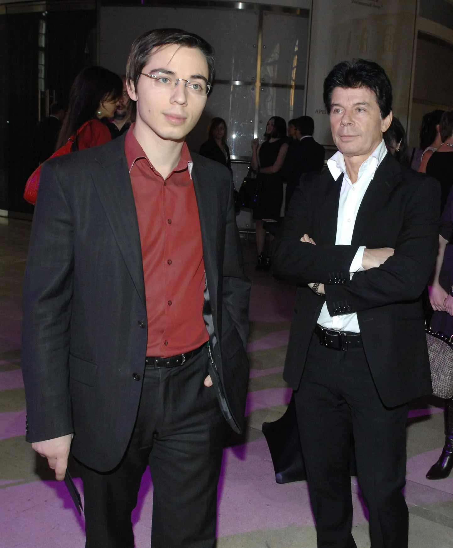 Родион Газманов (слева) с отцом Олегом Газмановым.