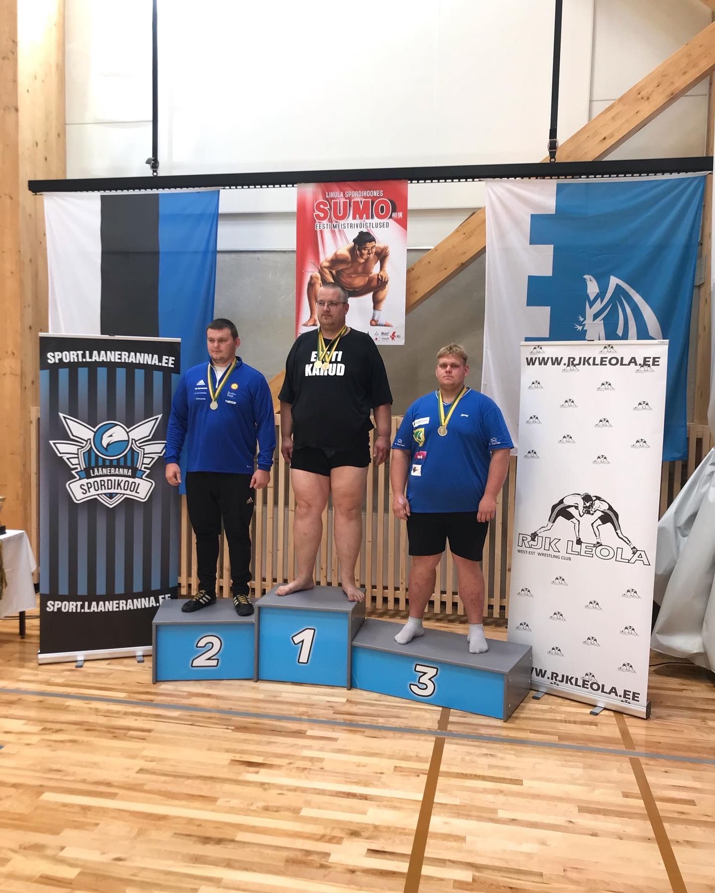 Xsander Solbaja pälvis Eestimaa Spordiliidu Jõud sumo meistrivõistlustel absoluutkaalukategoorias kolmanda koha.