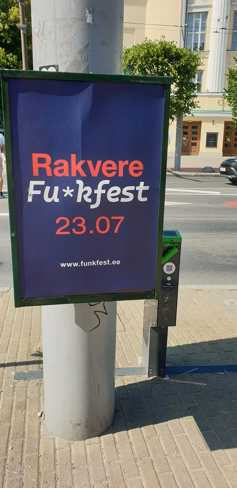 Kõnealune ürituse reklaamplakat