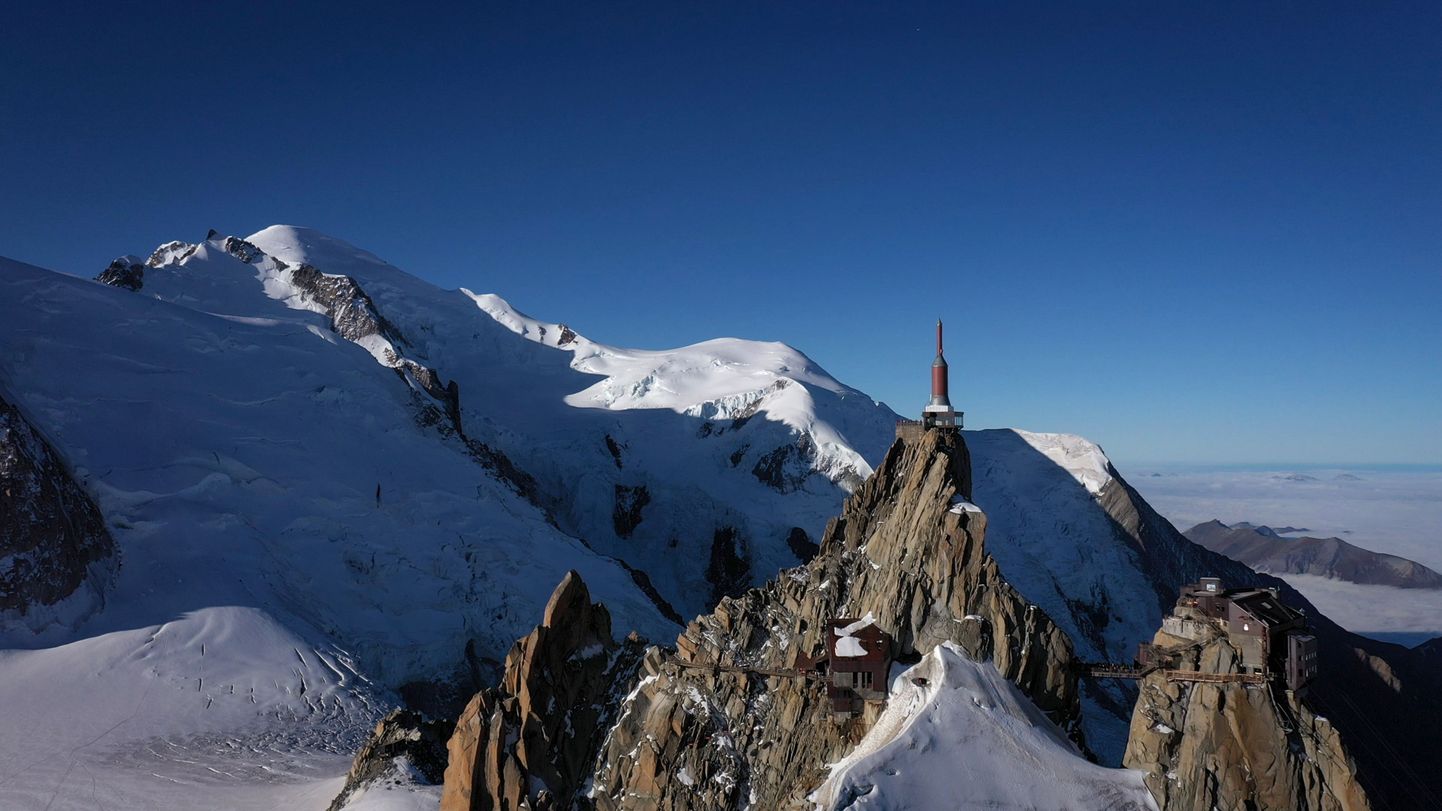 Prantsuse Alpid Chamonix' lähistel.