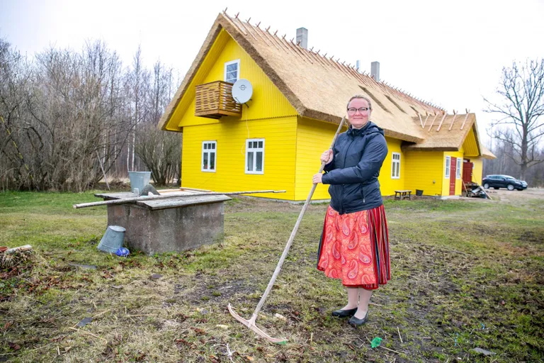 Kihnu pärimuskultuuri väärtustaja Mare Mätas.