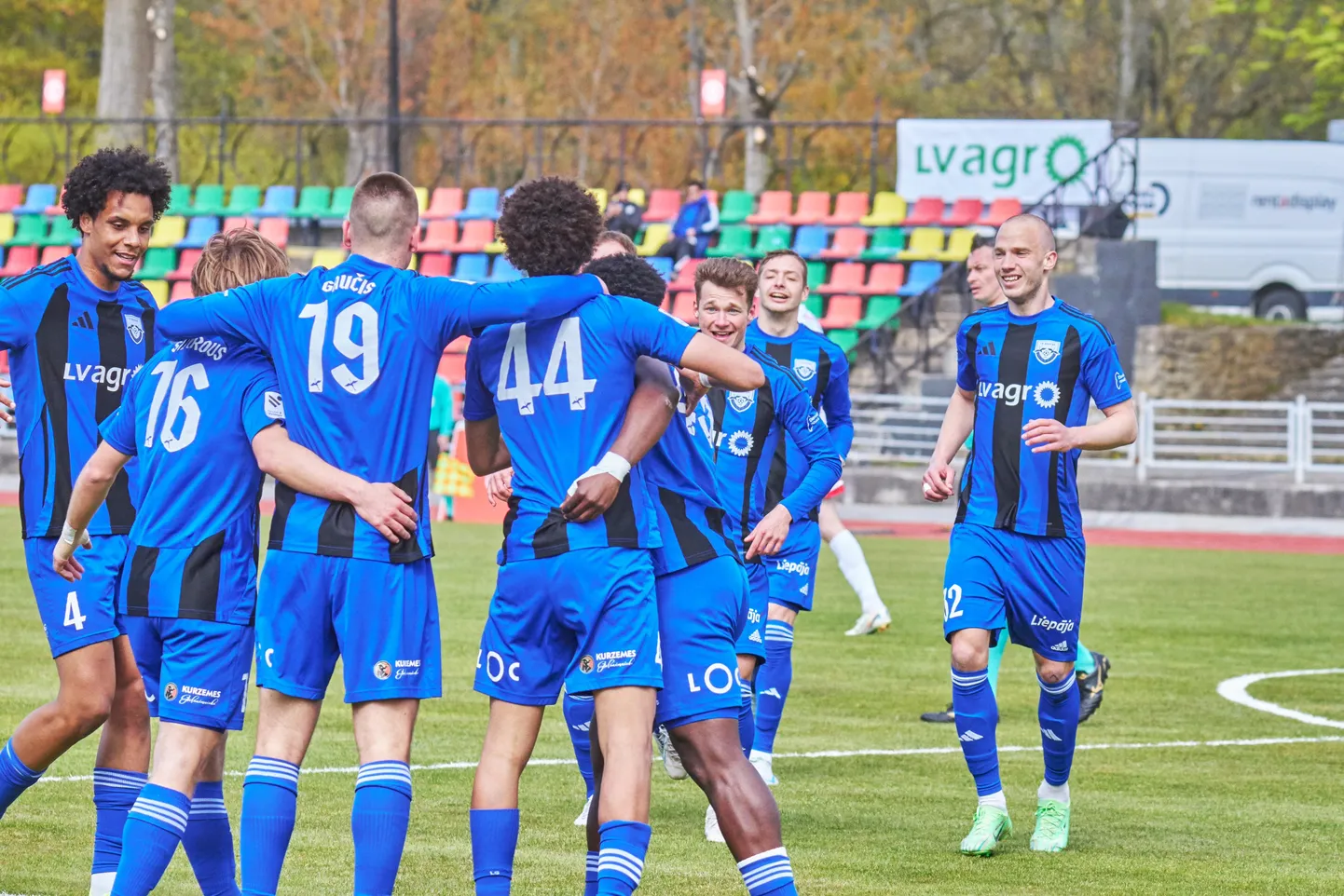 "Grobiņas" futbolisti