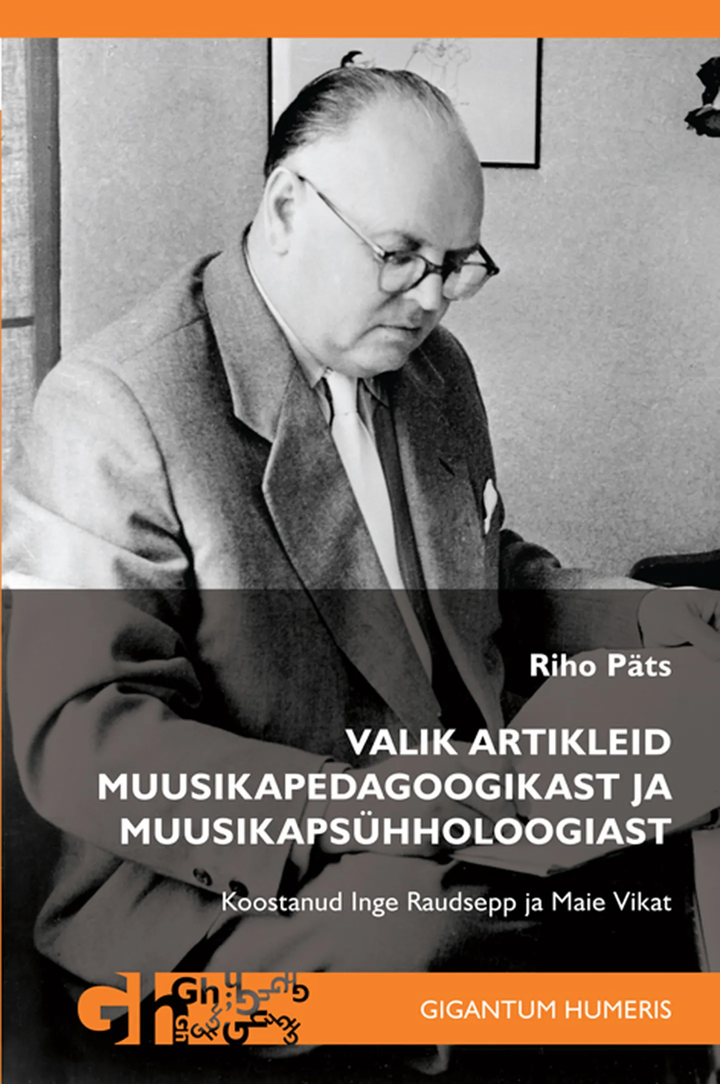 Riho Pätsi kogumik „Valik artikeid muusikapedagoogikast ja muusikapsühholoogiast“.