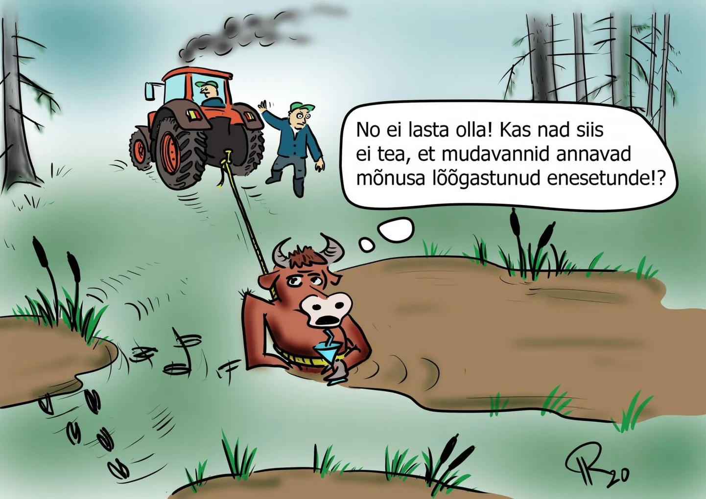 No ei lasta olla! Kas nad siis ei tea, et mudavannid annavad mõnusa lõõgastunud enesetunde?
