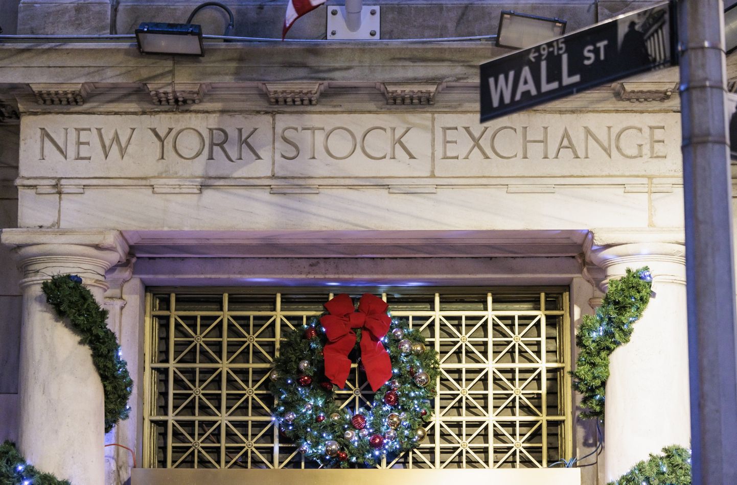 New Yorgi börsil on juba jõulumeeleolu