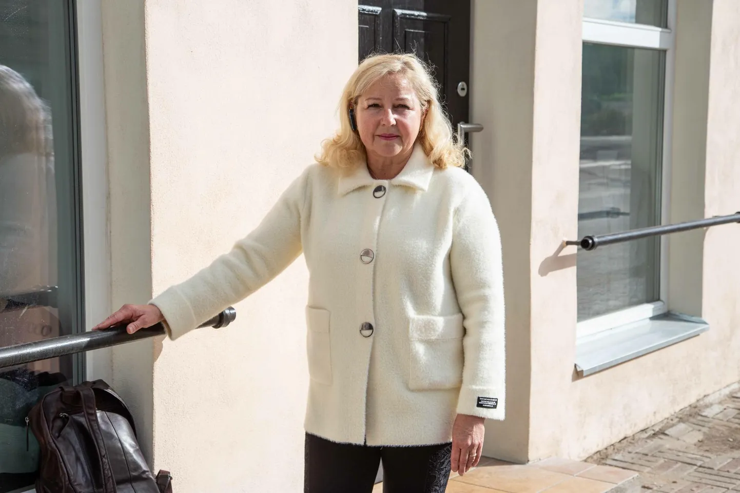 Anne Parmas lausus, et Vabaduse 31 fassaad sai korda õigel ajal, kuna see oli ohtlikult lagunema hakanud.