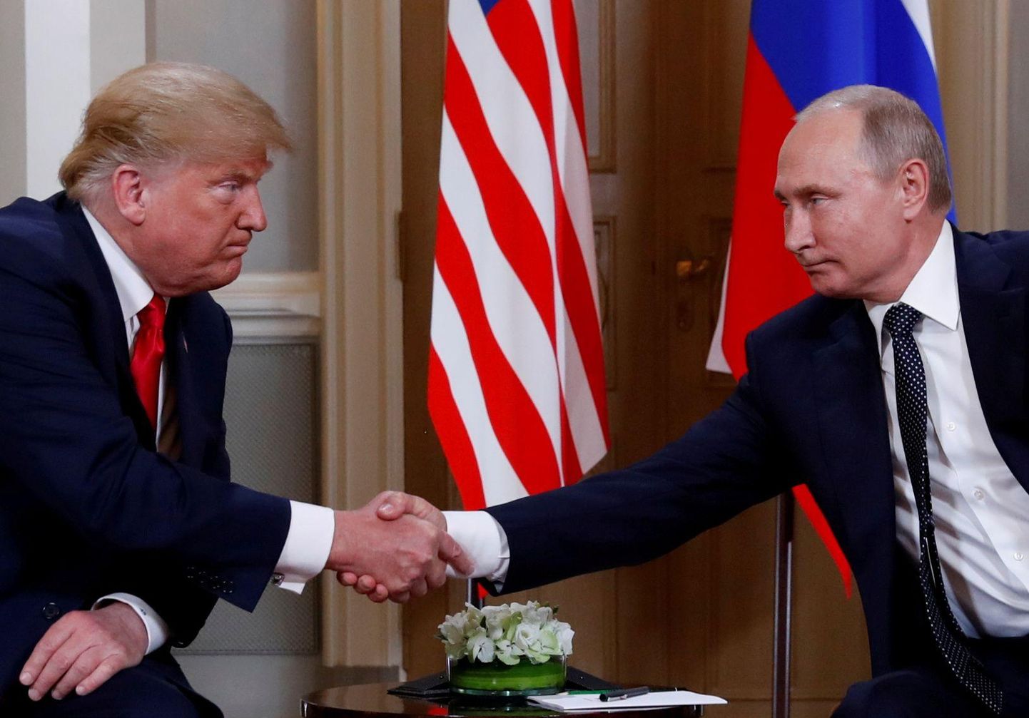 Presidendid Trump ja Putin kohtusid juuli keskel Helsingis.
