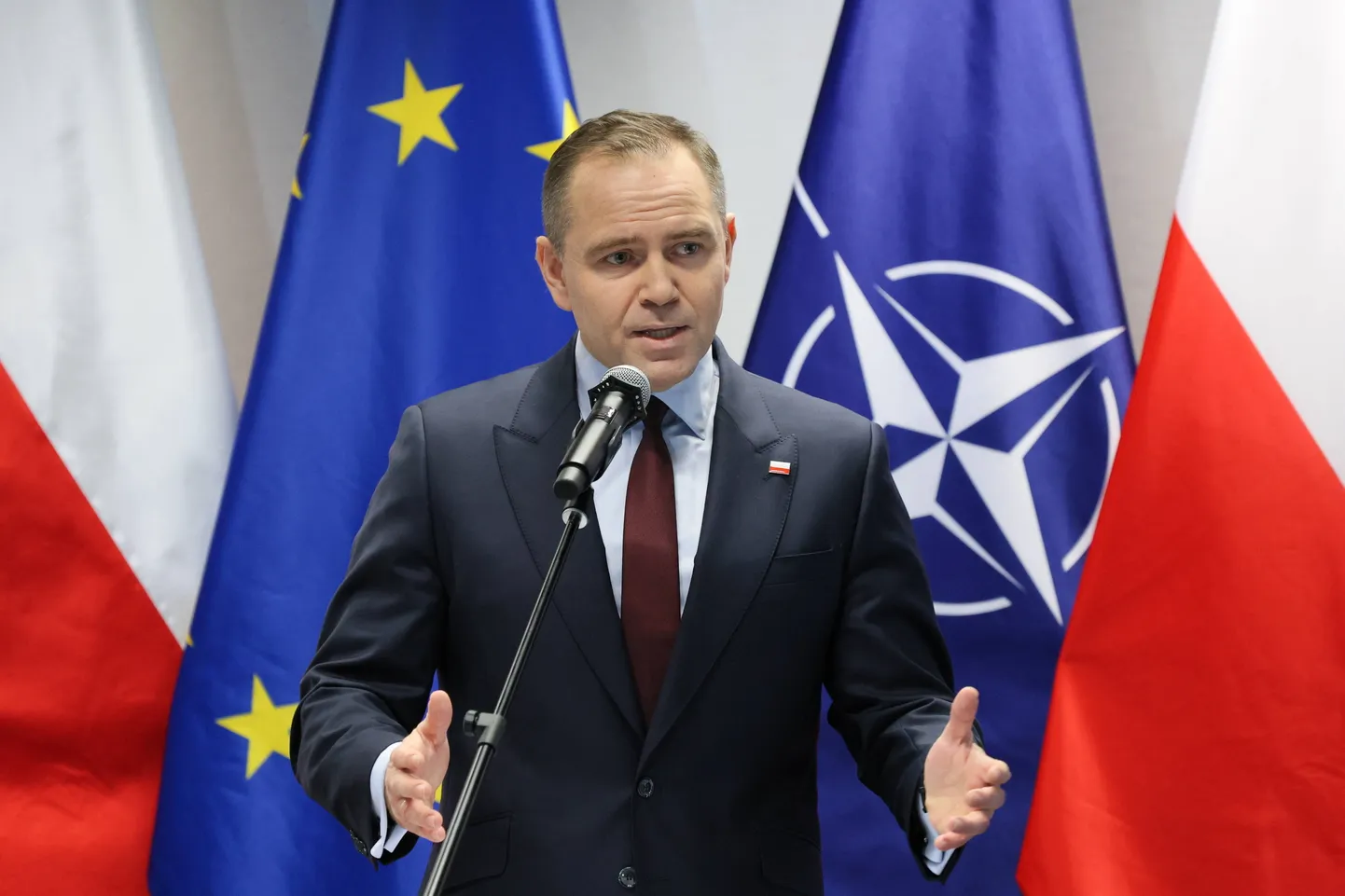 Polijas nacionālkonservatīvās partijas "Likums un taisnīgums" (PiS) kandidāts uz prezidenta amatu Karols Navrockis.
