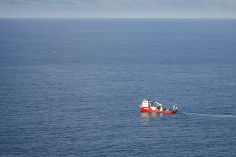 Emiliano Salad transportinud lennuki vrakki otsinud otsimislaev Geo Ocean III