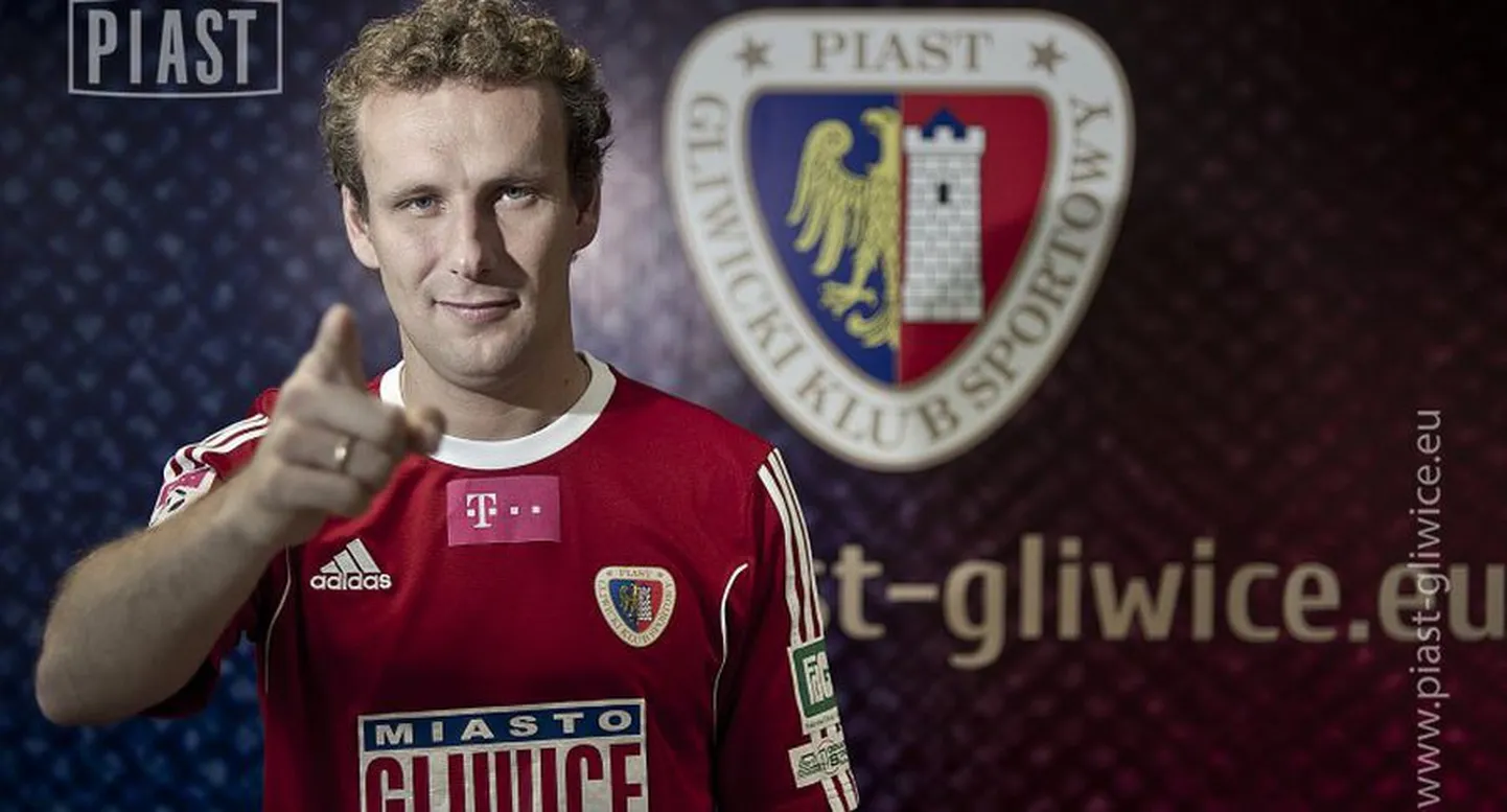 Konstantin Vassiljev mängis Gliwice Piastis ka hooajal 2014-15.
