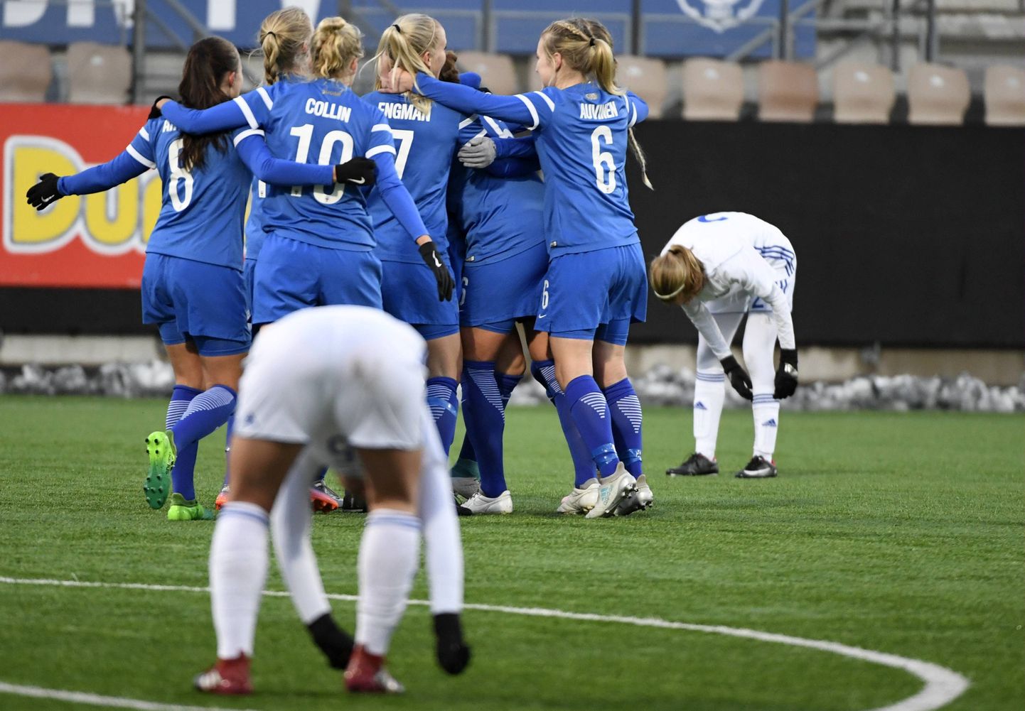 Soome jalgpalli naisteliiga nimes enam sugu ei nimetata. Huvitav kuidas hakkavad soomlased tulevikus kutsuma Soome naiste rahvuskoondist (pildil).