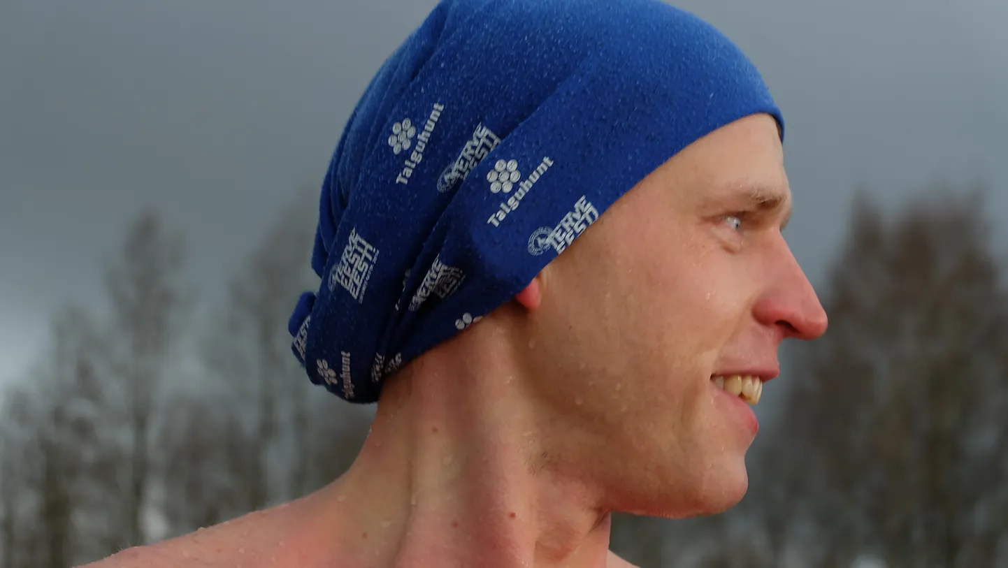 Ott Koobas tunnetab, kuidas iga päev ujumine sõltumata ilmast või aastaajast teda inimesena muudab.