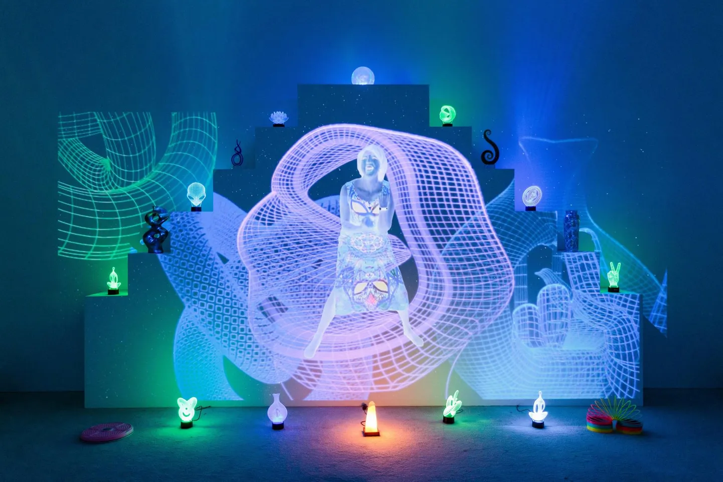 Shana Moulton, "Isiklik auru interface", 2019. Zabludowicz kollektsioon, London.