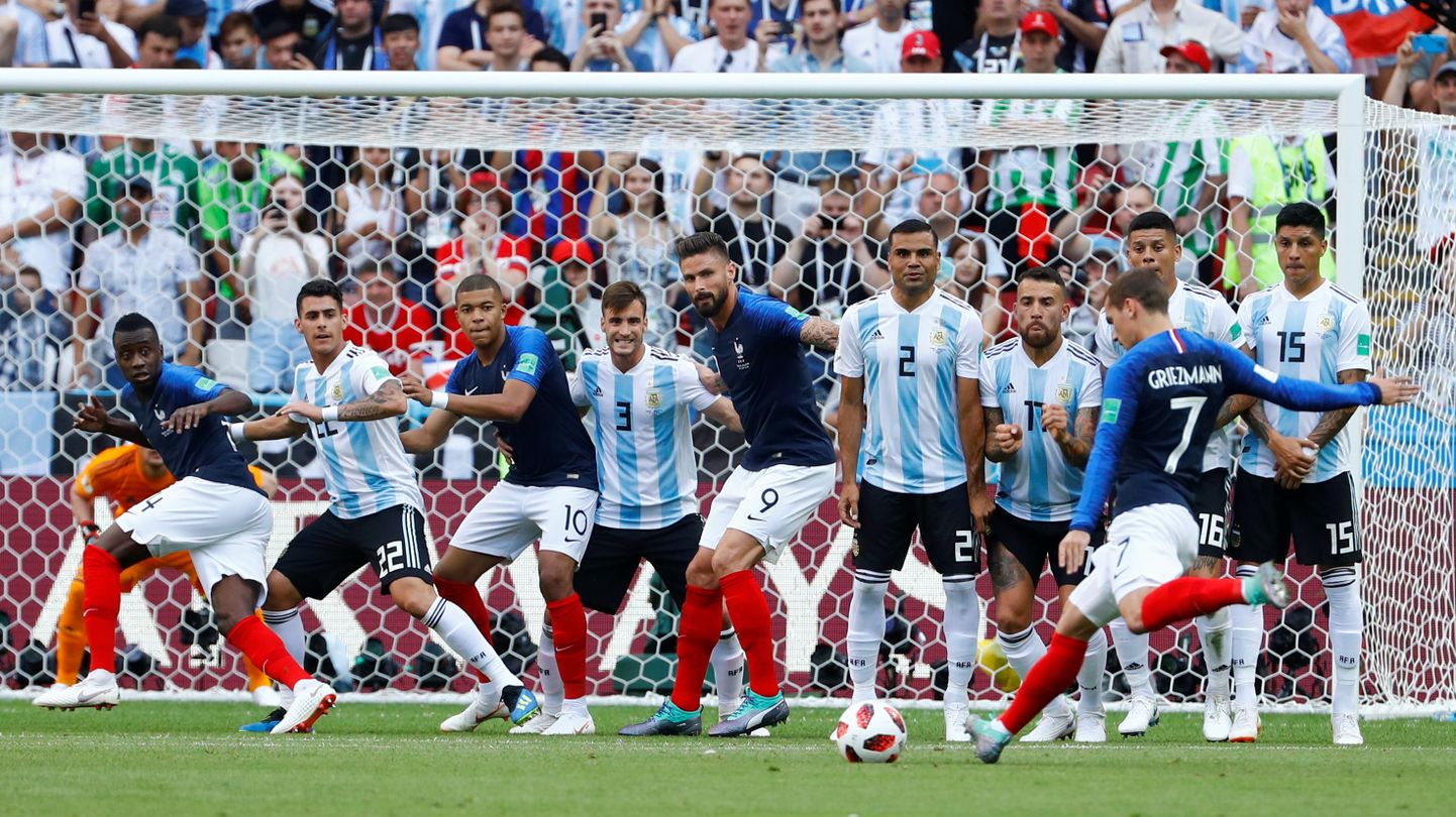 Prantsusmaa ja Argentina kohtusid omavahel ka 2018. aasta MMil: siis jäid 4:3 peale prantslased.