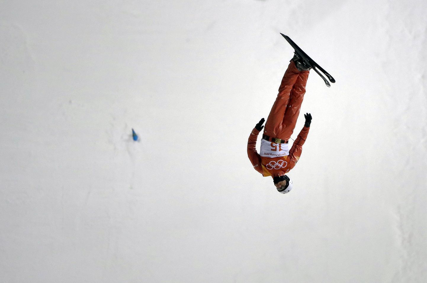 Freestyle-suusatamise vigurhüppamine Pyeongchangi olümpial. Foto on illustratiivne.