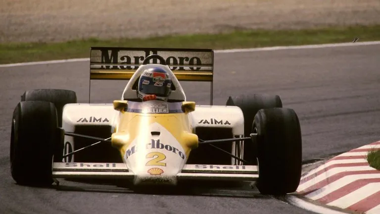 Keke Rosberg 1986. aastal Estorilis.