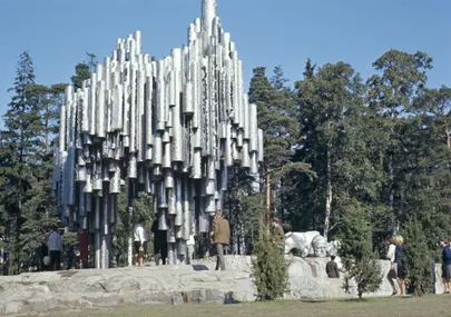 Sibeliuse monument Helsingis 1967. aastal.
