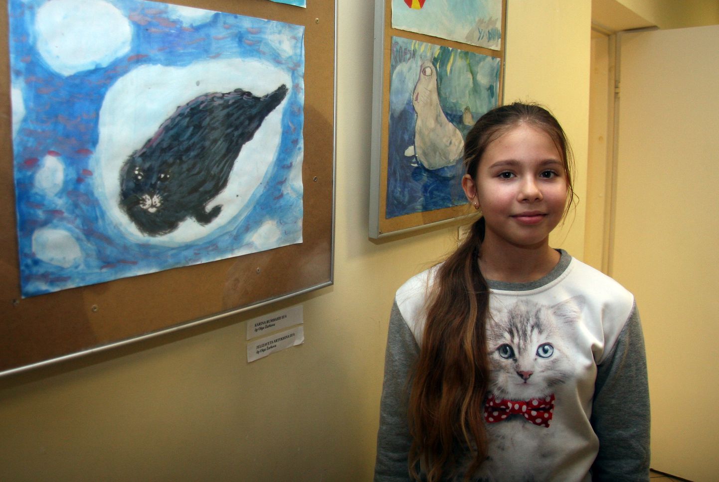 Kohtla-Järve kunstide kooli kolmanda kursuse õpilane Karina Rumbahh ütleb, et ta ei teadnud, et hülged ka Läänemeres elavad, ent ta usub, et kindla peale meeldib neile jääpankadel ratsutada.