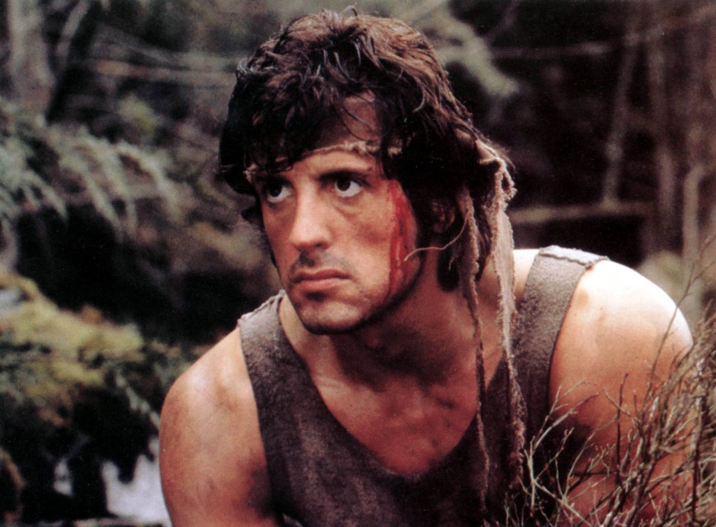 Sylvester Stallone 1982. aasta filmis «Rambo: First Blood»