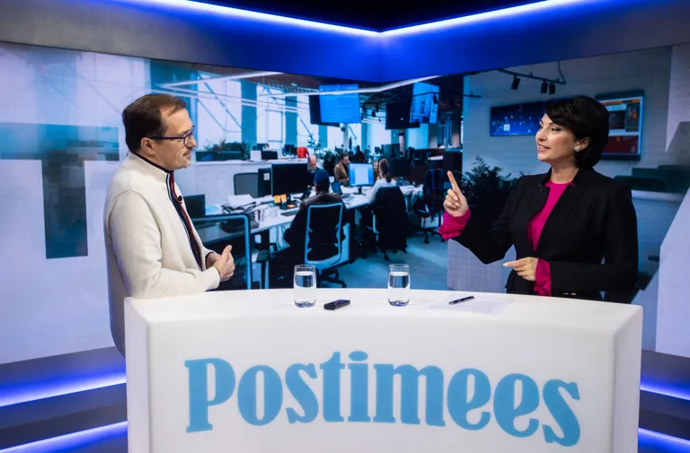 Гуру ИТ в студии Postimees: не сдает ли Эстония своих позиций? Почему специалисты бегут из Америки? /Одежда ведущей: Luisa Spagnoli Estonia