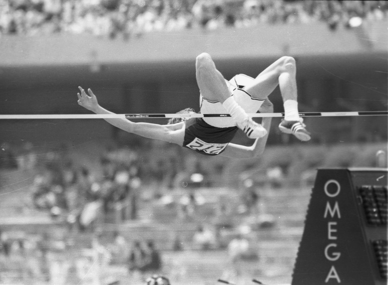 Dick Fosbury 1968. aasta olümpial.
