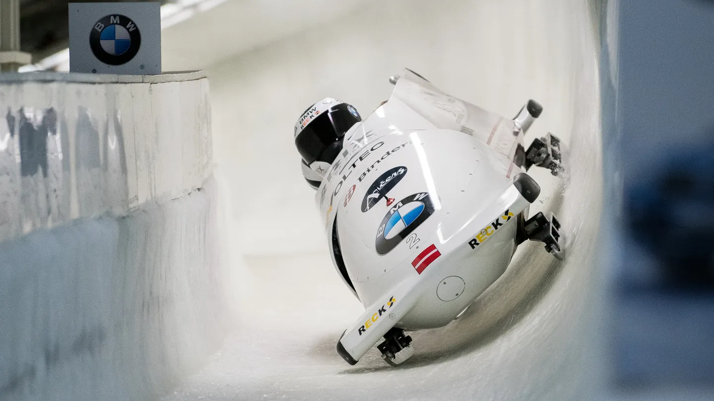 Latvijas bobslejisti (pilots Oskars Ķibermanis)