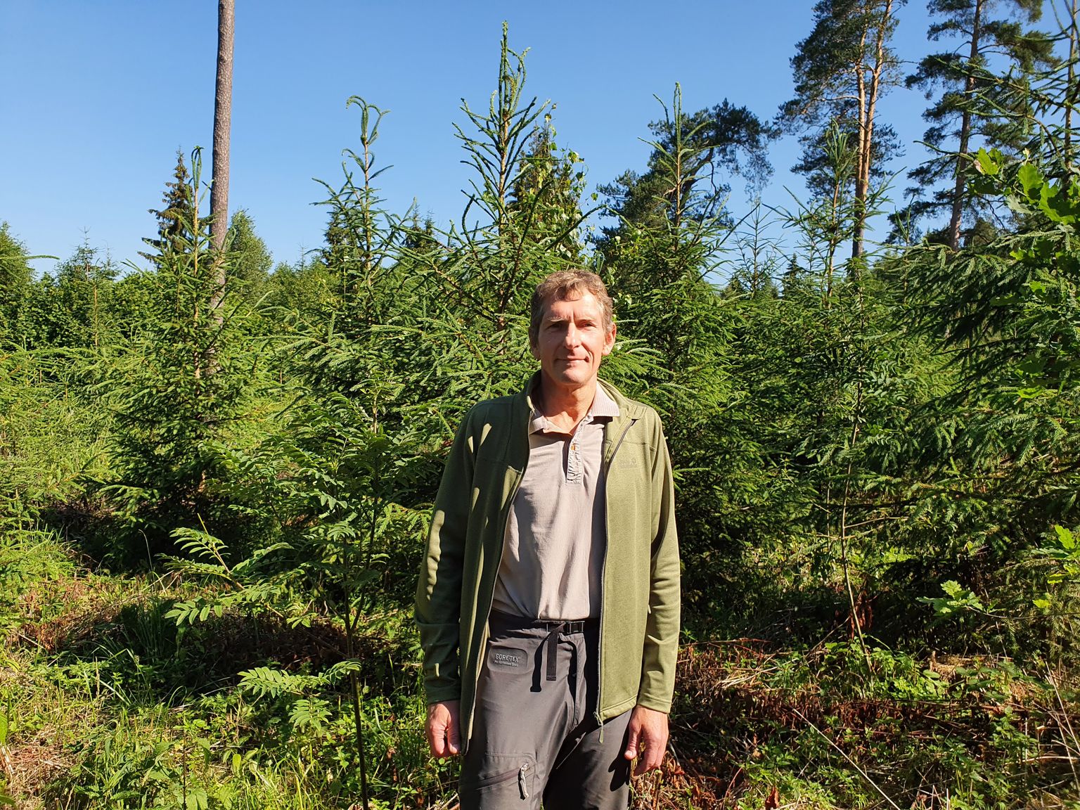 Lõuna-Eesti metsaomanik Olev Matt pälvis aasta metsamajandaja konkursil teise koha.