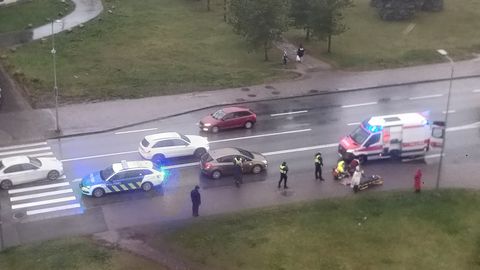 В Таллинне автомобиль сбил ребенка