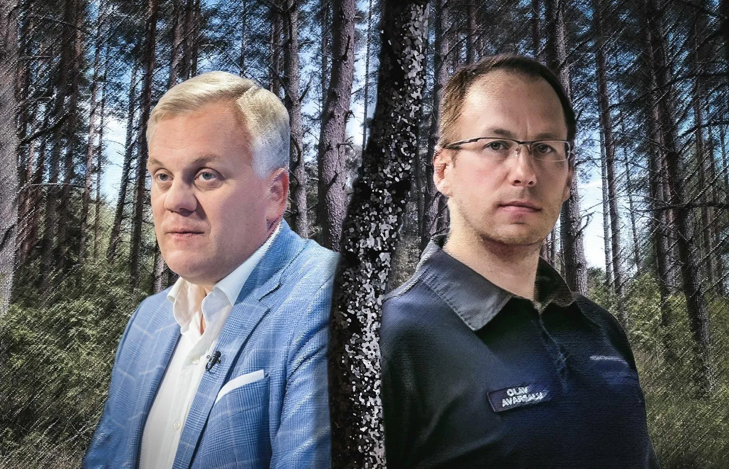 Kliimaministeeriumi kantsler Keit Kasemets ja keskkonnameti direktori asetäitja Olav Avarsalu. 