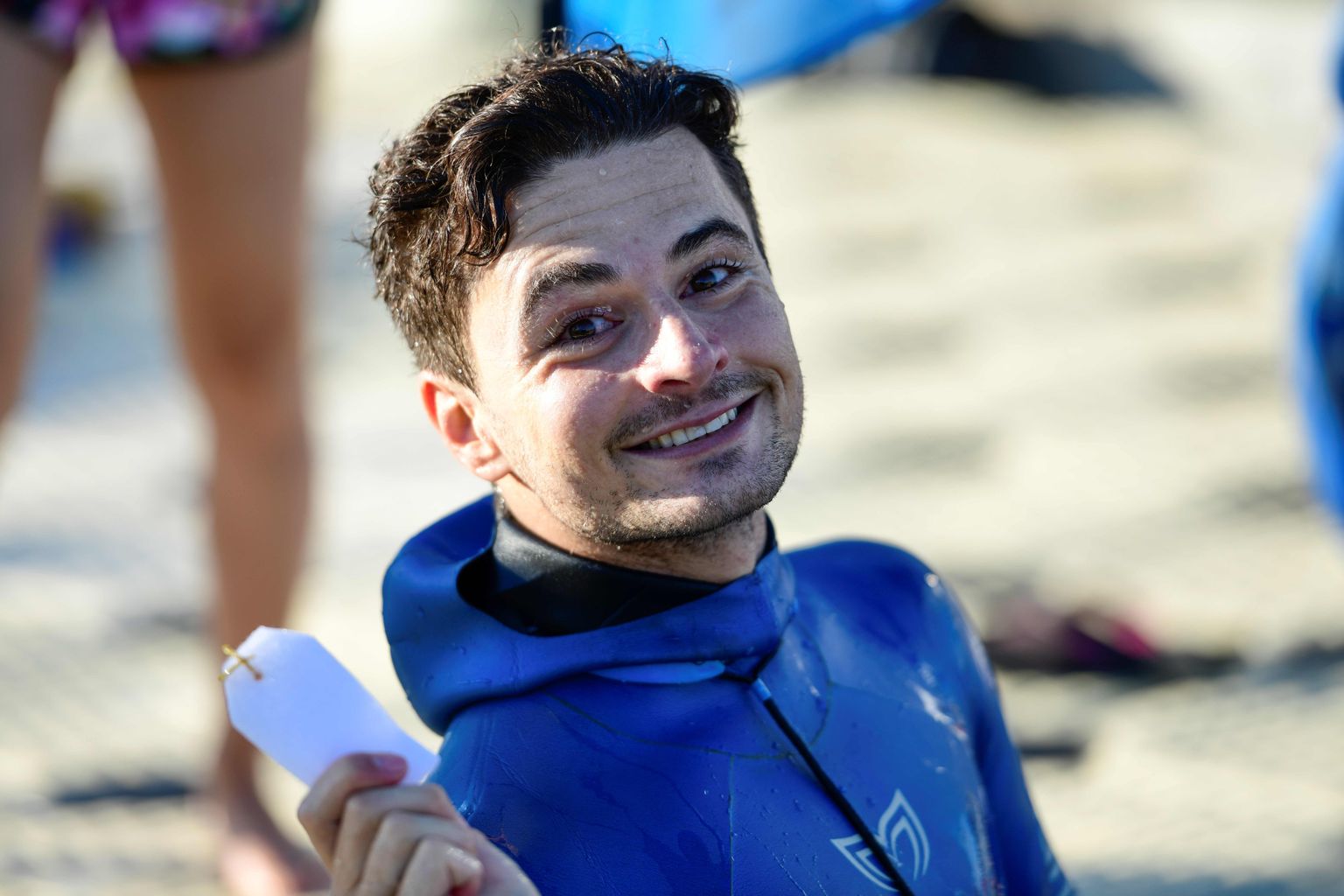 Vabasukelduja Arnaud Jerald  12. septembril 2019 Prantsusmaal Villefranche-sur-Meris sukeldumisvõistlusel