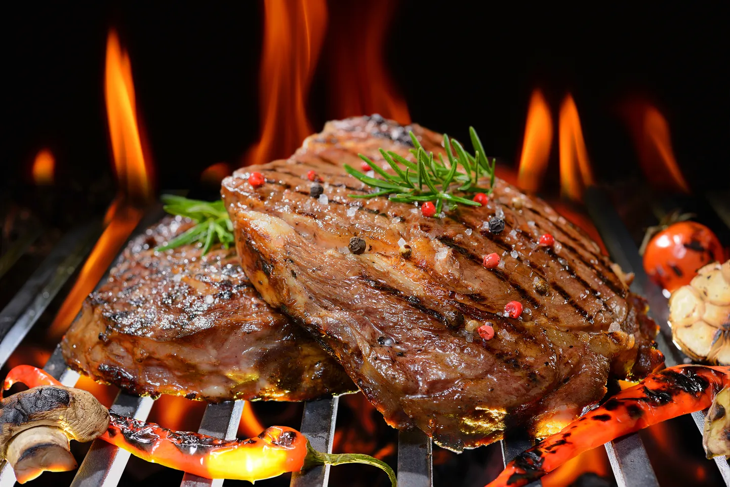 Grillitud liha. Foto on illustratiivse tähendusega.