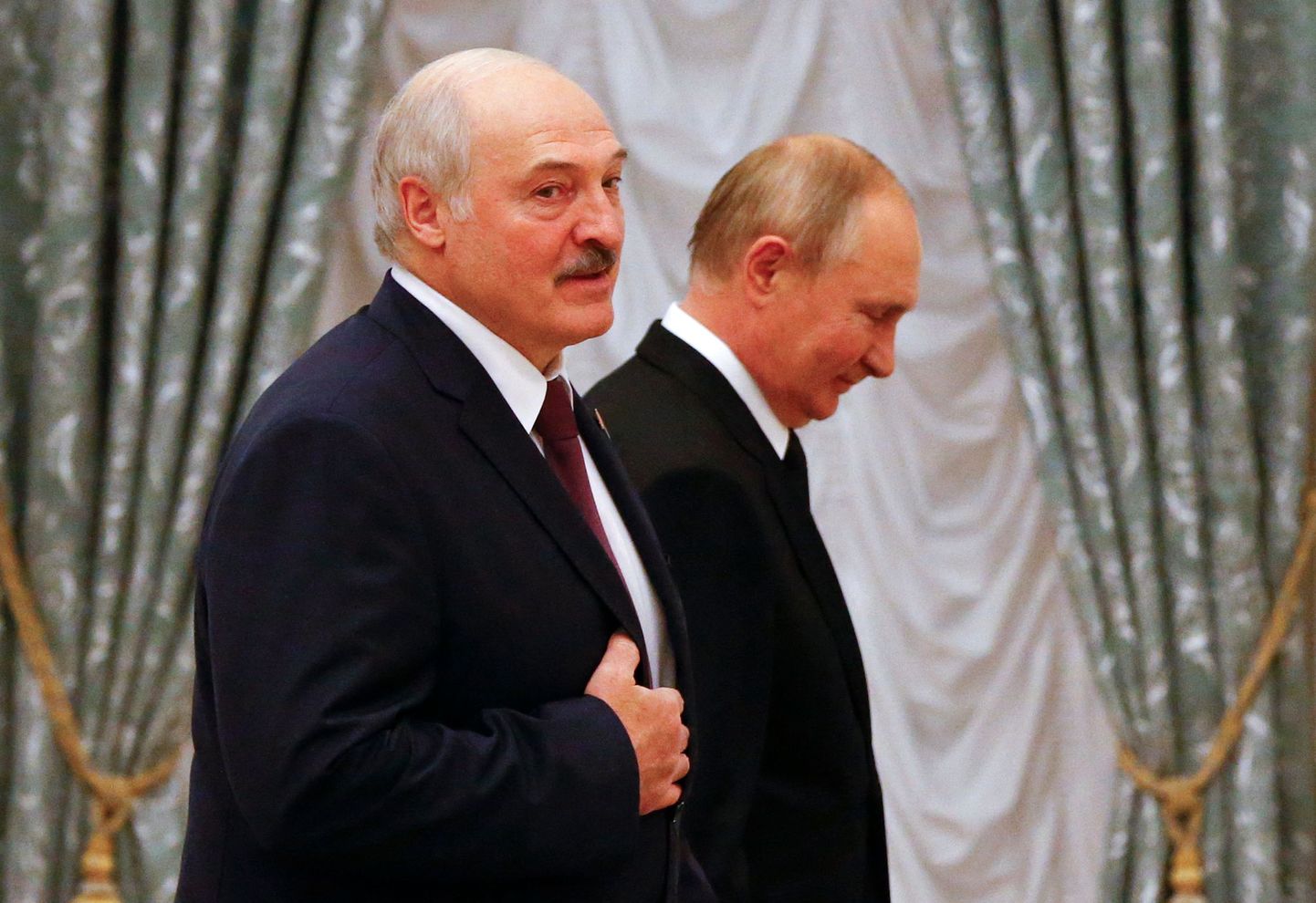 Lukašenko un Putins.