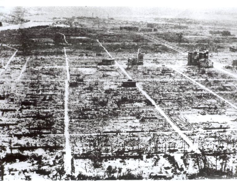 Jaapani linn Hiroshima pärast 1945. aasta tuumapommiplahvatust