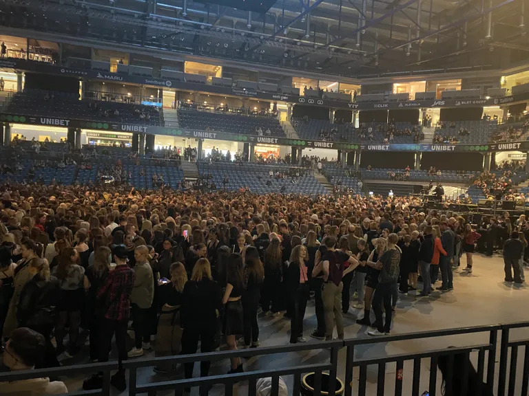 Концерт Måneskin.
