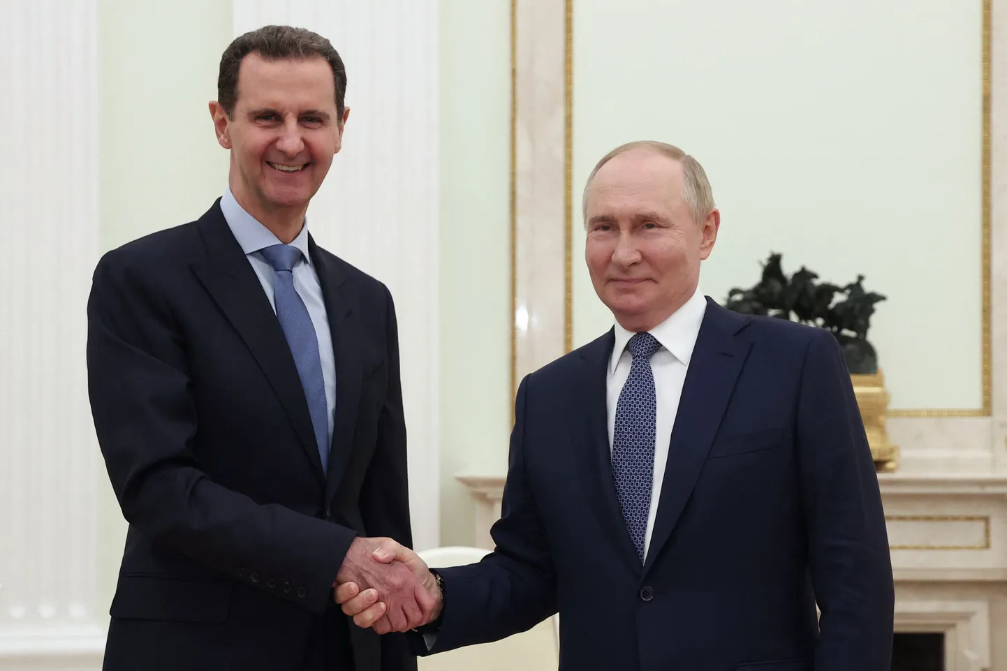 Bashar al-Assad ja Vladimir Putin tänavu suvel.