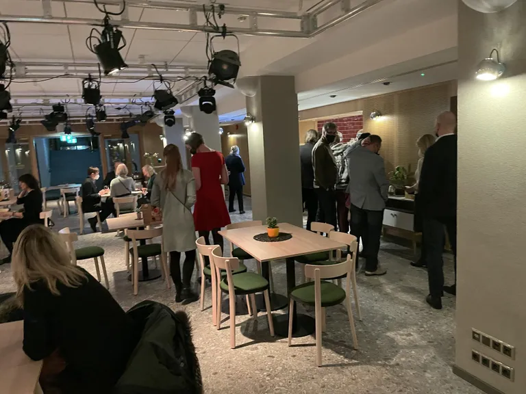 Leelo Kohvik Salme Kultuurikeskuses Kalamajas. FOTO:
